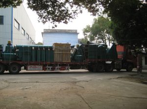 桂林恒达GYM9720高压磨粉机发往新疆